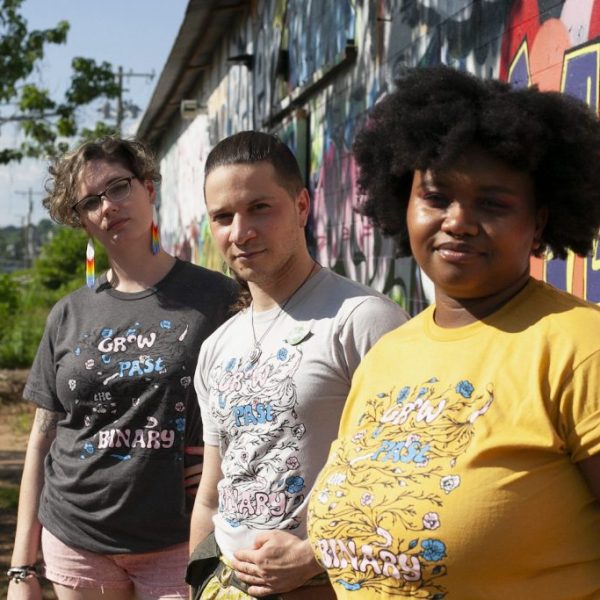 Grow Past the Binary (Dark Grey T-Shirt)