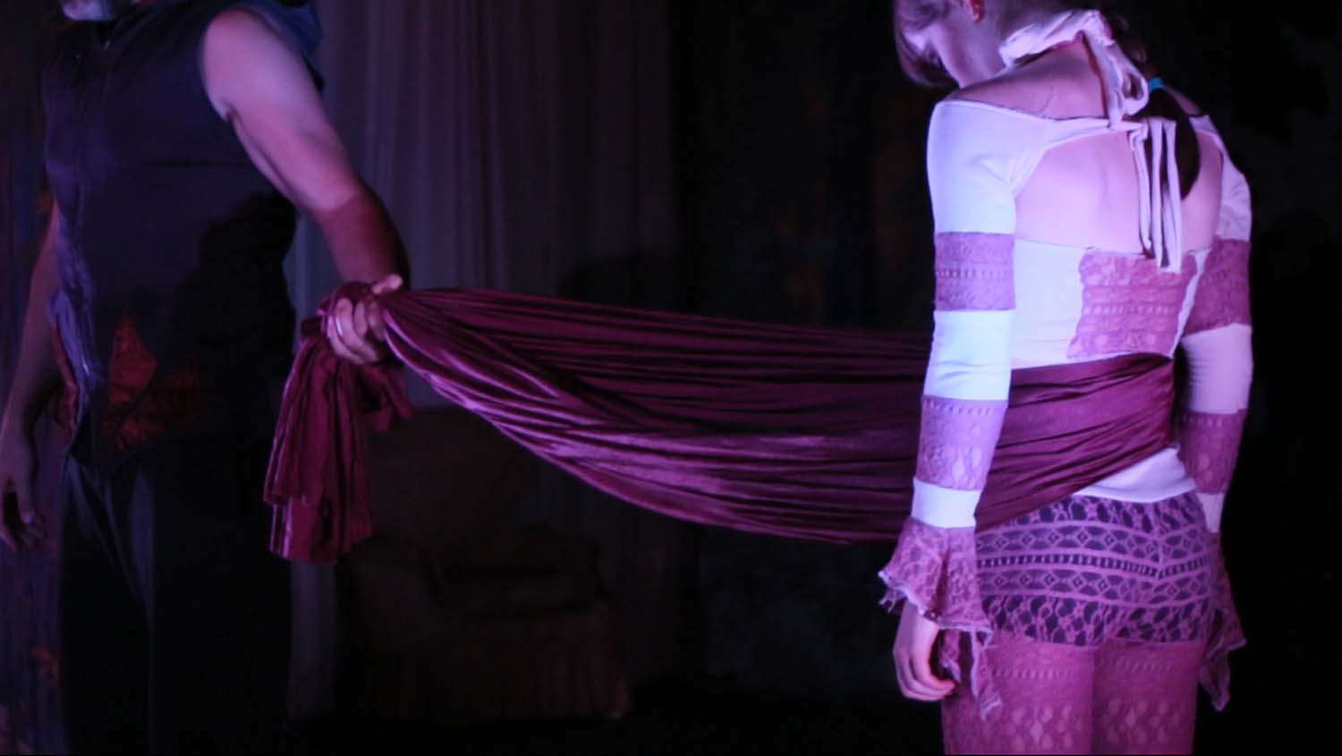 Gillian Maurer and Jeff Anderson. Choreography by Evan Westbrook as part of 'Maya'. Photo by Toby Maurer.