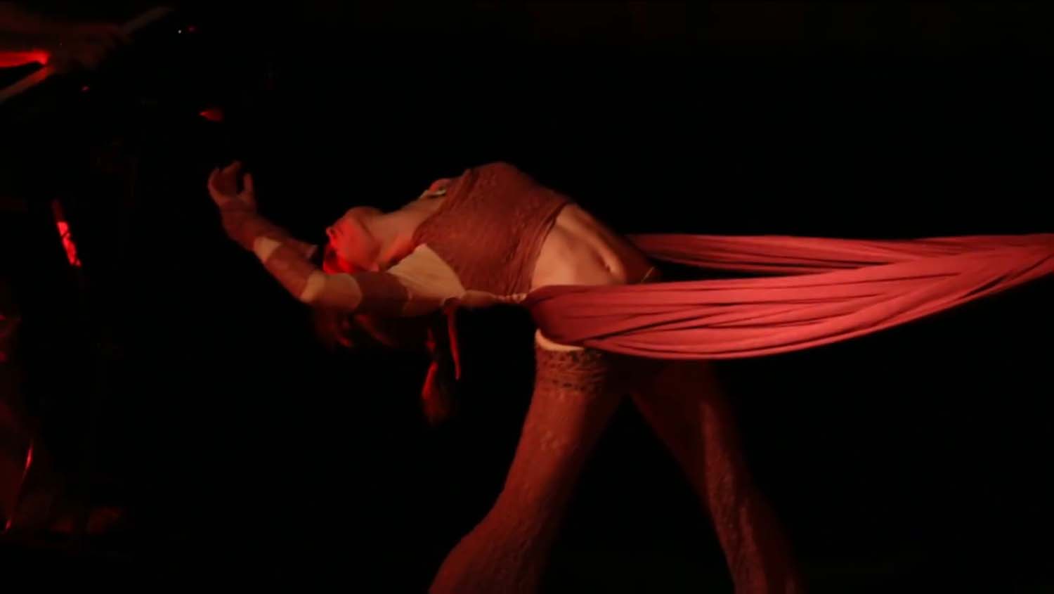 Gillian Maurer. Choreography by Evan Westbrook as part of 'Maya'. Photo by Toby Maurer.